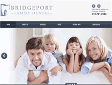 Tablet Screenshot of bridgeportfamilydental.com